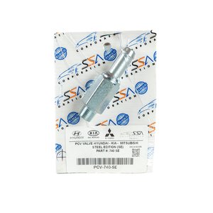 VALVULA PCV SSA PCV-740-SE HYUNDAI ACCENT / ELANTRA / GETZ / TUCSON / MITSUBISHI MONTERO DAKAR / LANCER / SANTE FE / PICANTO