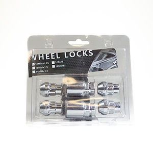 TUERCAS DE SEGURIDAD PARA RINES WHEEL LOCKS 6 PZAS 12 X 1,25