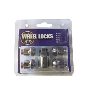 TUERCAS PARA RINES WHEEL LOCKS 1 PZA CERRADA CROMODA 12 X 1,50