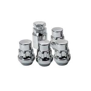 TUERCAS PARA RINES WHEEL LOCKS 1 PZA CERRADA CROMADA 12 X 1,25