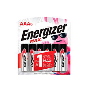 PILA ALCALINA ENERGIZER AAA X 6
