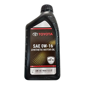 ACEITE DE MOTOR TOYOTA 0W16 SINTETICO QUART