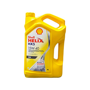 ACEITE DE MOTOR SHELL HX5 15W40 MINERAL SN 4 LTS