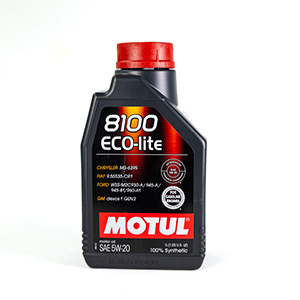 ACEITE DE MOTOR MOTUL 8100 5W20 ECO-LITE FULL SINTETICO 1 LT