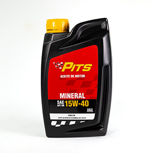 ACEITE DE MOTOR PITS 15W40 MINERAL SN QUART