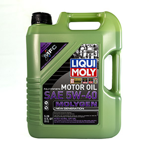ACEITE DE MOTOR LIQUI MOLY MOLYGEN 5W40 SINTETICO 5 LTS
